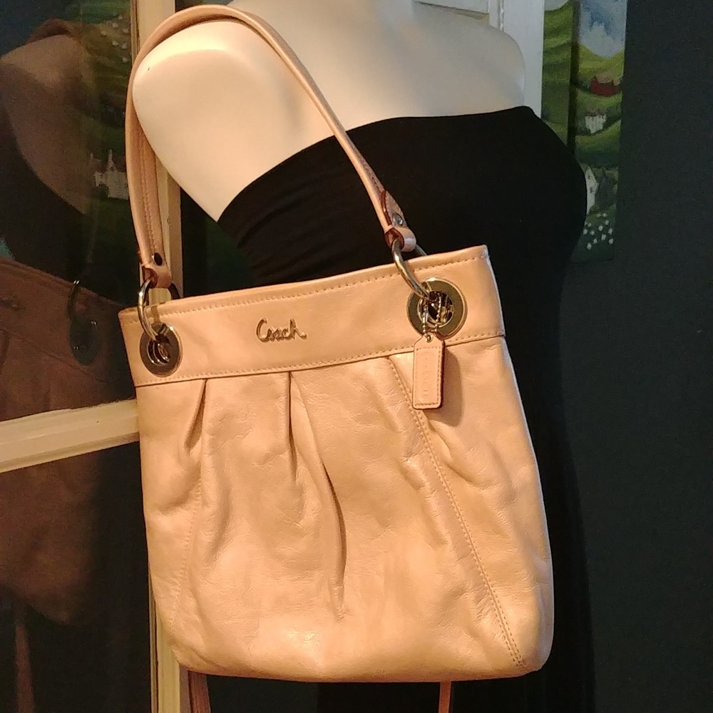 Coach Leather Madison Hippie Removable Crossbody with Shoulder Strap